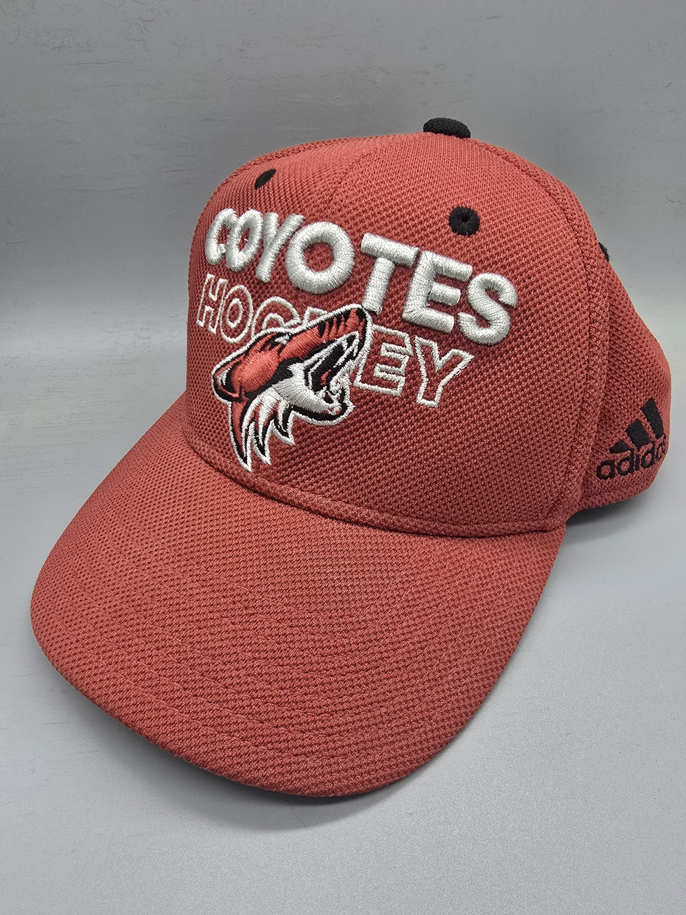 Men's Arizona Coyotes Adidas Garnet Structured Flex Hat